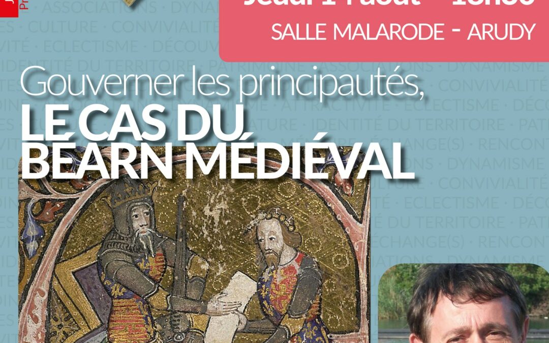 Conférence l’art de gouverner les Principautés à l’époque médiévale