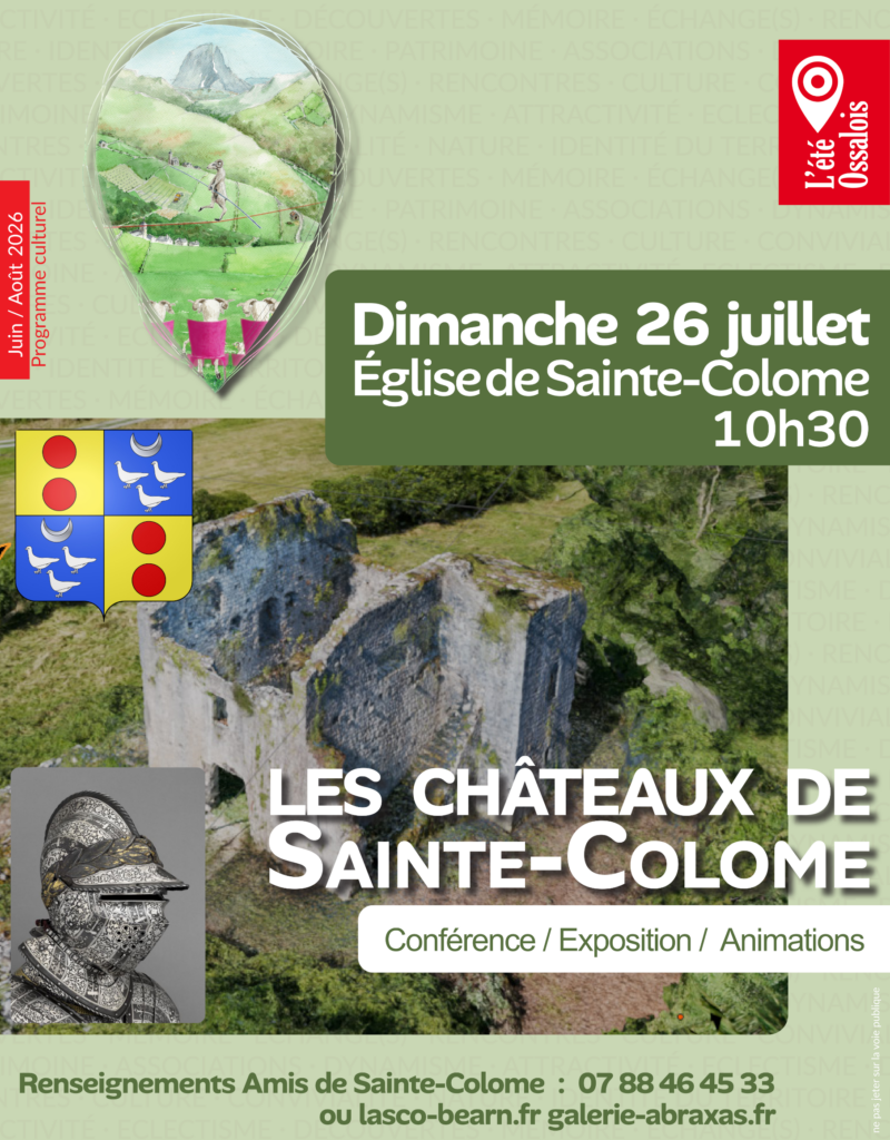 EO26 – affiche Les chateaux de sainte colome – 26.07